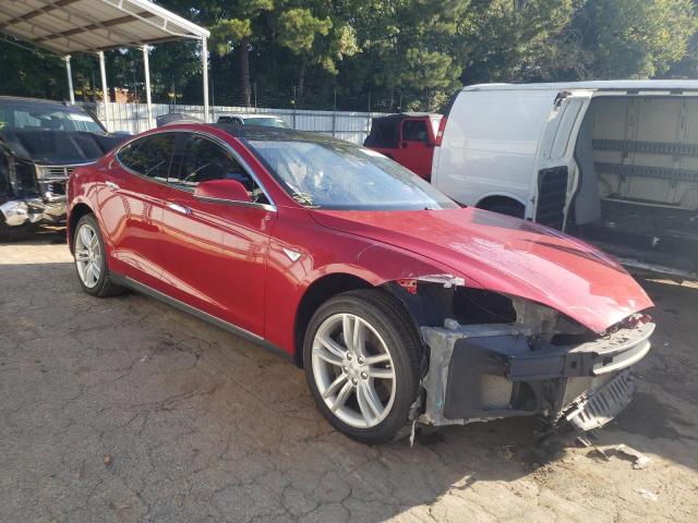 5YJSA1H13FF080610 - 2015 TESLA MODEL S 85 RED photo 1