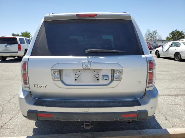 5FNYF287X6B038196 - 2006 HONDA PILOT EX SILVER photo 6