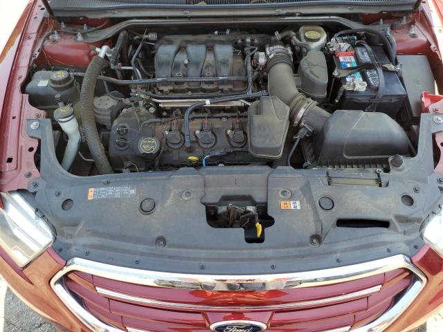 1FAHP2F8XEG144733 - 2014 FORD TAURUS LIMITED RED photo 11