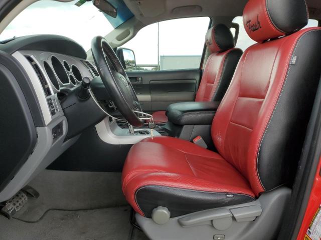 5TFEV54108X066722 - 2008 TOYOTA TUNDRA CREWMAX RED photo 7