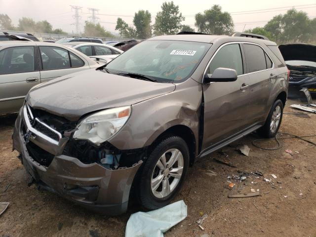 2GNFLEEK4C6225145 - 2012 CHEVROLET EQUINOX LT BROWN photo 1