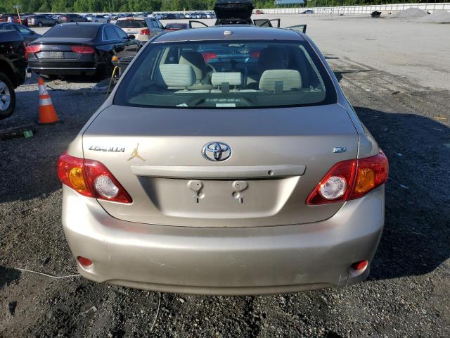 1NXBU40E49Z122040 - 2009 TOYOTA COROLLA BASE Алтын фото 6
