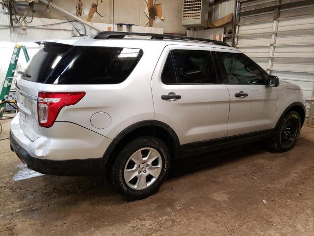 1FM5K8B88EGB84521 - 2014 FORD EXPLORER SILVER photo 3