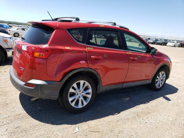 2T3DFREV4DW067310 - 2013 TOYOTA RAV4 LIMITED RED photo 3