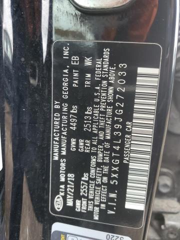 5XXGT4L39JG272033 - 2018 KIA OPTIMA LX 黑色 照片 12