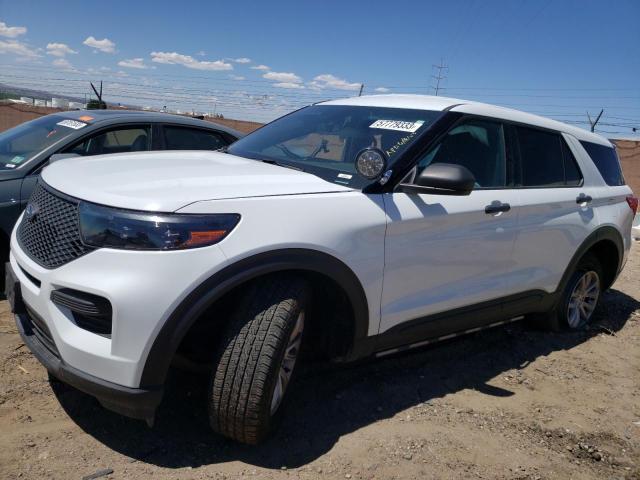 1FM5K8AB6LGD00406 - 2020 FORD EXPLORER POLICE INTERCEPTOR 白色 照片 1