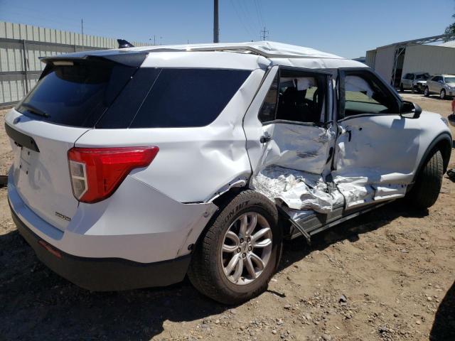 1FM5K8AB6LGD00406 - 2020 FORD EXPLORER POLICE INTERCEPTOR 白色 照片 3