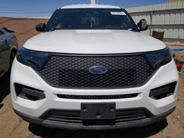 1FM5K8AB6LGD00406 - 2020 FORD EXPLORER POLICE INTERCEPTOR 白色 照片 5