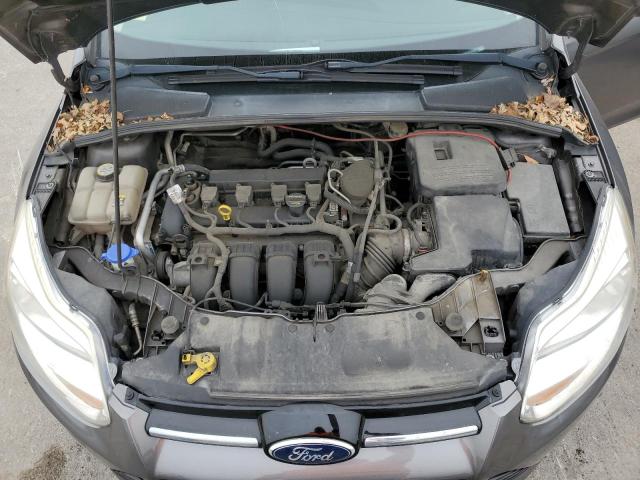 1FAHP3M27CL258052 - 2012 FORD FOCUS SEL GRAY photo 11