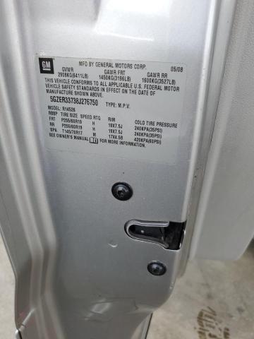 5GZER33738J276750 - 2008 SATURN OUTLOOK XR SILVER photo 13