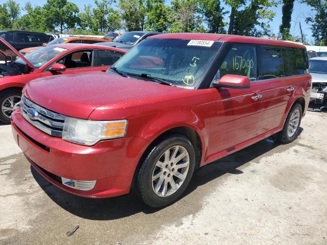 2FMGK5CC0ABA42580 - 2010 FORD FLEX SEL RED photo 1