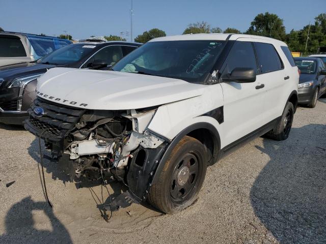 1FM5K8AT0JGB00126 - 2018 FORD EXPLORER POLICE INTERCEPTOR WHITE photo 1