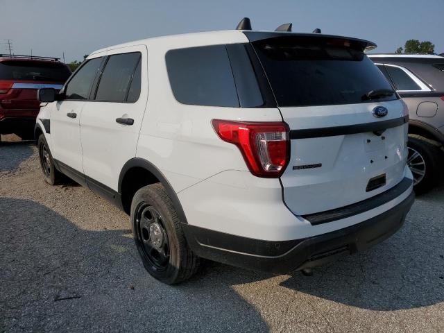 1FM5K8AT0JGB00126 - 2018 FORD EXPLORER POLICE INTERCEPTOR WHITE photo 2