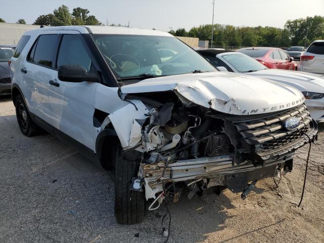 1FM5K8AT0JGB00126 - 2018 FORD EXPLORER POLICE INTERCEPTOR WHITE photo 4