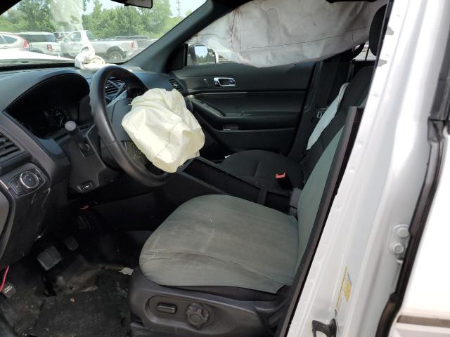1FM5K8AT0JGB00126 - 2018 FORD EXPLORER POLICE INTERCEPTOR WHITE photo 7