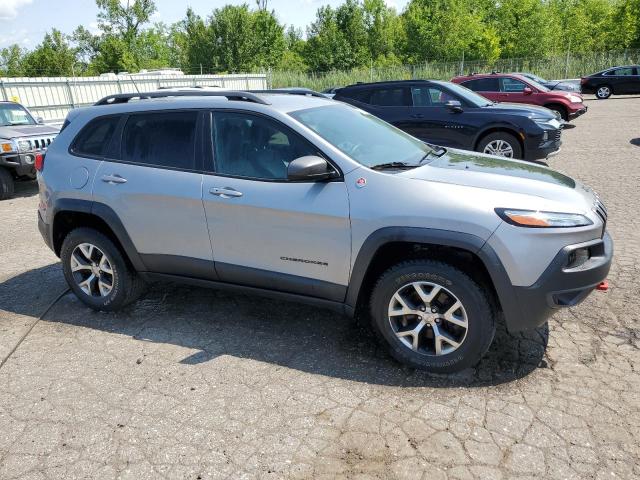 1C4PJMBS3FW512343 - 2015 JEEP CHEROKEE TRAILHAWK 灰色 照片 4