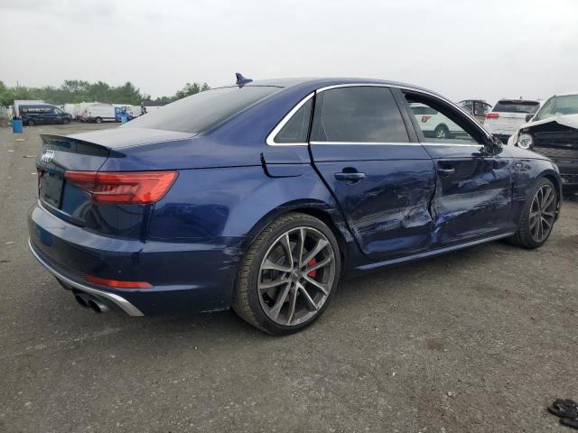 WAUB4AF44JA002954 - 2018 AUDI S4 PREMIUM PLUS BLUE photo 3