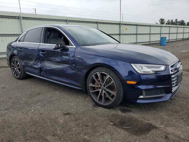 WAUB4AF44JA002954 - 2018 AUDI S4 PREMIUM PLUS BLUE photo 4