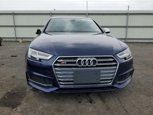 WAUB4AF44JA002954 - 2018 AUDI S4 PREMIUM PLUS BLUE photo 5