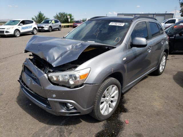 JA4AR4AU7BZ000704 - 2011 MITSUBISHI OUTLANDER SE SILVER photo 2