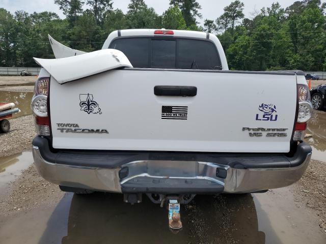 3TMJU4GN8AM102663 - 2010 TOYOTA TACOMA DOUBLE CAB PRERUNNER WHITE photo 6