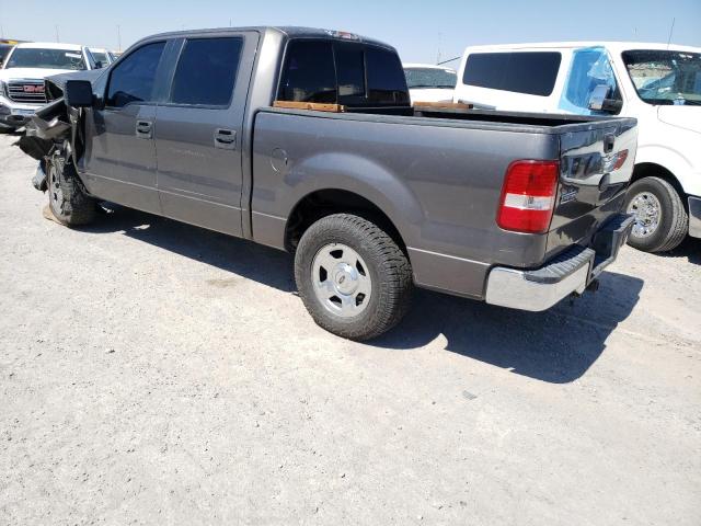 1FTPW12576KB24159 - 2006 FORD F150 SUPERCREW GRAY photo 2