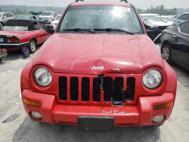 1J4GL58K33W677063 - 2003 JEEP LIBERTY LIMITED RED photo 5