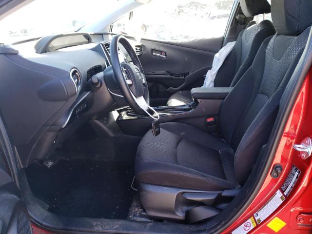 JTDKARFP6K3106050 - 2019 TOYOTA PRIUS PRIM წითელი ფოტო 7