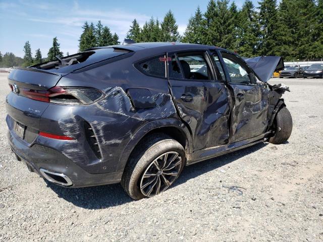 5UXCY6C05N9L77669 - 2022 BMW X6 XDRIVE40I BLACK photo 3