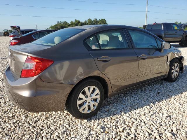 2HGFB2F59CH555050 - 2012 HONDA CIVIC LX GRAY photo 3