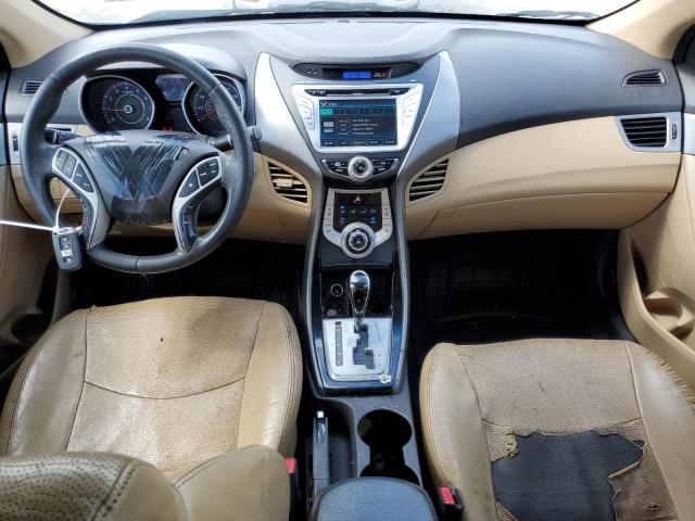 KMHDH4AE9CU203103 - 2012 HYUNDAI ELANTRA GLS BLUE photo 8