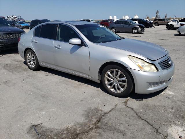 JNKBV61E08M228929 - 2008 INFINITI G35 SILVER photo 4