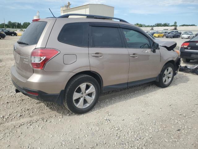 JF2SJABC9FH487102 - 2015 SUBARU FORESTER 2.5I TAN photo 3