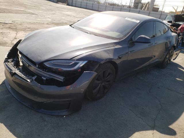 5YJSA1E5XNF459397 - 2022 TESLA MODEL S Boz foto 1