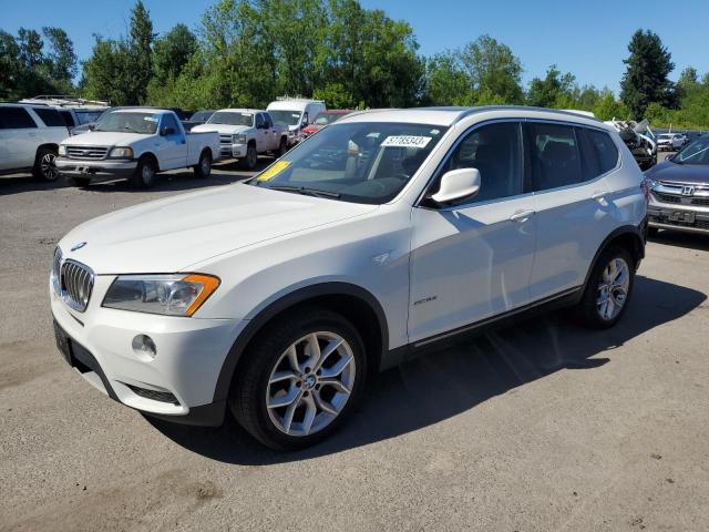 5UXWX9C5XE0D37754 - 2014 BMW X3 XDRIVE28I WHITE photo 1