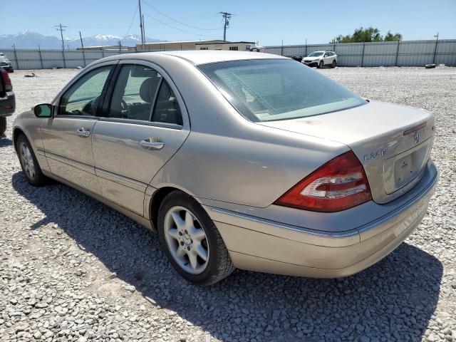 WDBRF81J24F439276 - 2004 MERCEDES-BENZ C 240 4MATIC GOLD photo 2