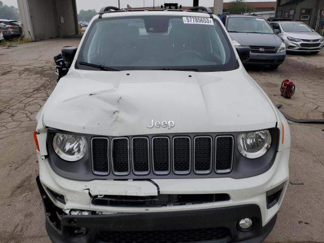 ZACNJDD11NPN68690 - 2022 JEEP RENEGADE LIMITED WHITE photo 5