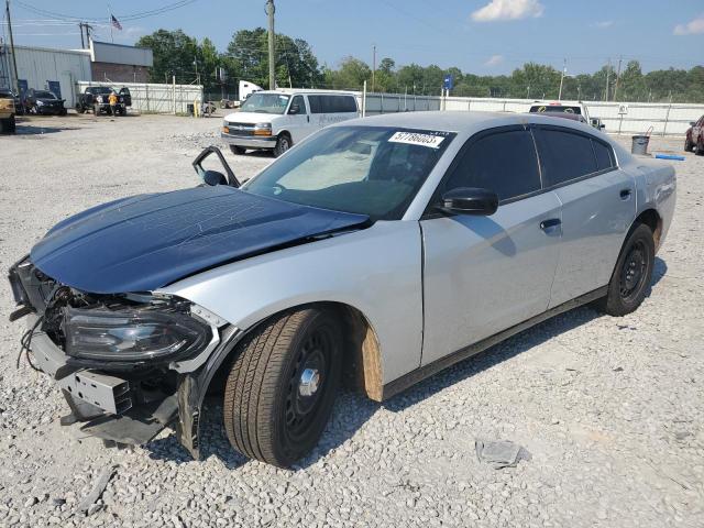 2C3CDXKT3JH330346 - 2018 DODGE CHARGER POLICE SILVER photo 1