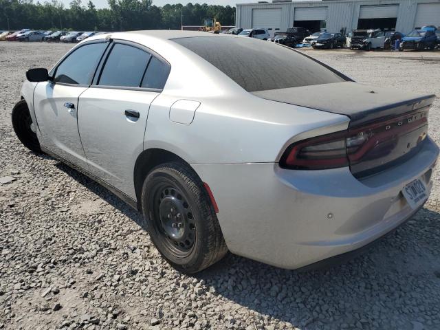 2C3CDXKT3JH330346 - 2018 DODGE CHARGER POLICE SILVER photo 2