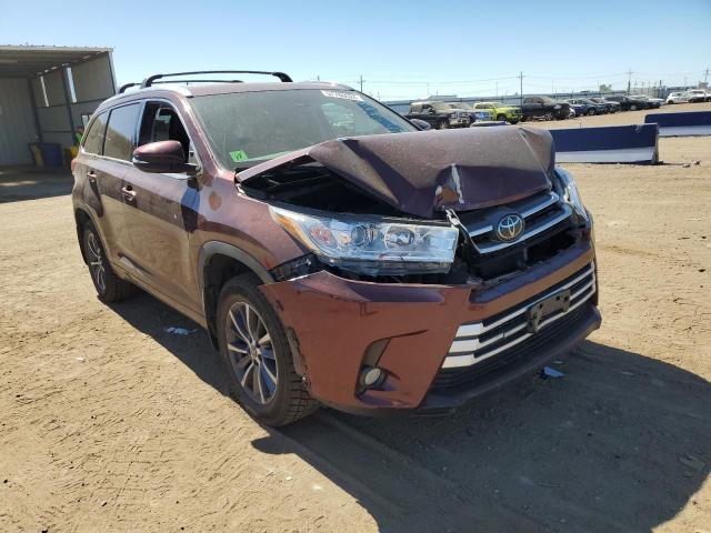 5TDJZRFH5JS851186 - 2018 TOYOTA HIGHLANDER SE BURGUNDY photo 4