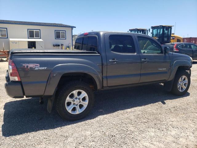 3TMJU4GN9BM117268 - 2011 TOYOTA TACOMA DOUBLE CAB PRERUNNER GRAY photo 3