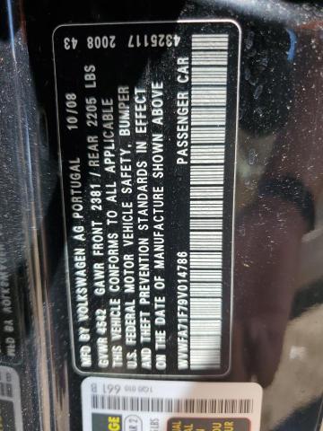 WVWFA71F79V014786 - 2009 VOLKSWAGEN EOS LUX 黑色 照片 13