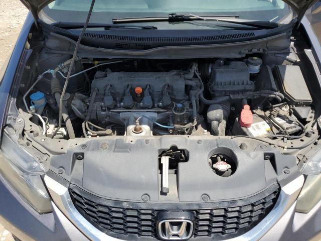 19XFB2F91FE063565 - 2015 HONDA CIVIC EXL ნაცრისფერი ფოტო 11
