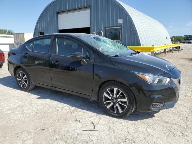 3N1CN8EV4ML868466 - 2021 NISSAN VERSA SV BLACK photo 4