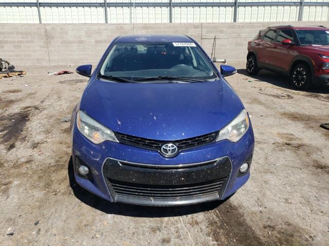 5YFBURHE9GP527875 - 2016 TOYOTA COROLLA L BLUE photo 5