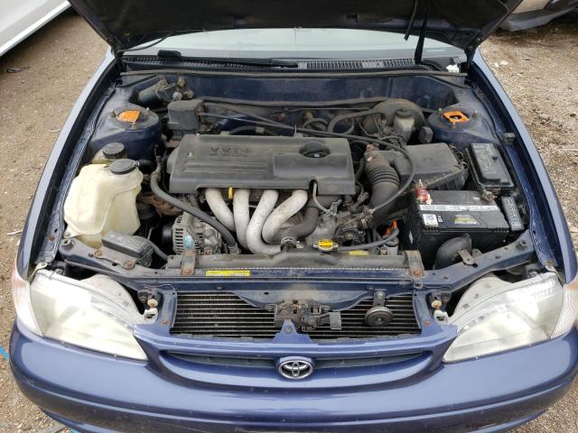 2T1BR12E9YC350130 - 2000 TOYOTA COROLLA VE BLUE photo 11