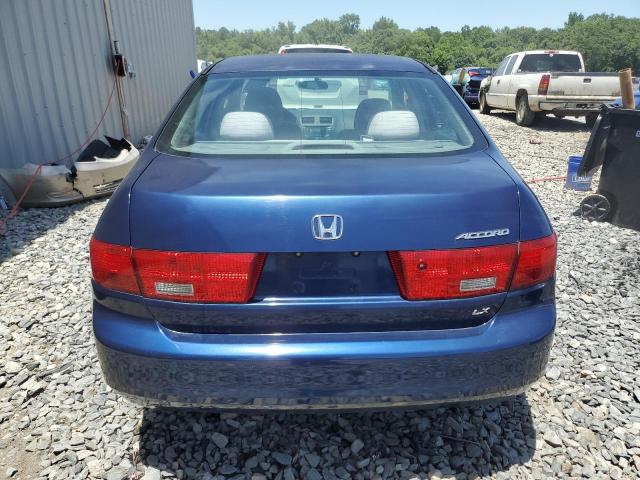 1HGCM56415A151487 - 2005 HONDA ACCORD LX BLUE photo 6