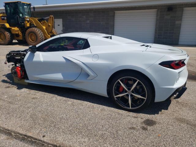 1G1YC3D43N5100606 - 2022 CHEVROLET CORVETTE STINGRAY 3LT WHITE photo 2