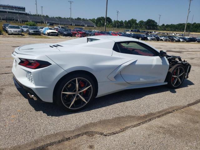 1G1YC3D43N5100606 - 2022 CHEVROLET CORVETTE STINGRAY 3LT WHITE photo 3