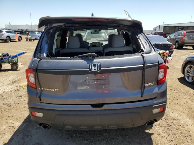 5FNYF8H55MB041733 - 2021 HONDA PASSPORT EXL ნაცრისფერი ფოტო 6